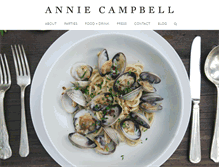 Tablet Screenshot of annie-campbell.com